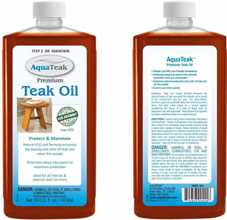 Aqua teak wood oil