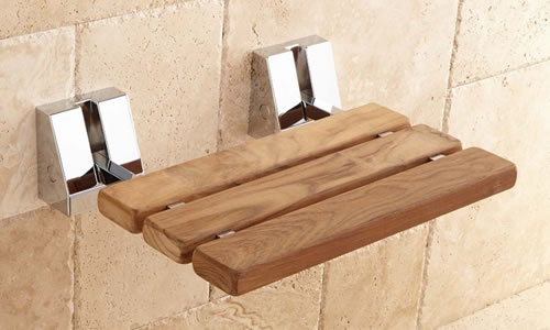 Shower wall seat by Kenley