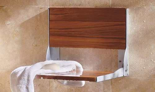 moen teak shower seat