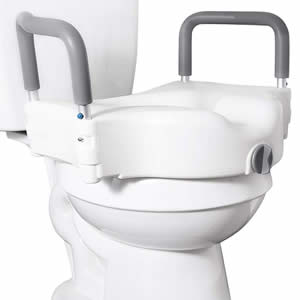Elevated Toilet Seat With Arms