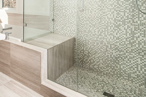 How Big Should A Shower Bench Be The, Tile Shower Bench
