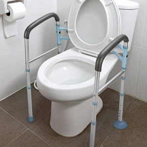 Toilet Safety Frame Rails