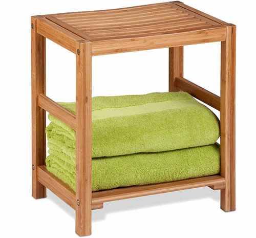 Honey-Can-Do Bamboo Bath Bench