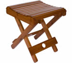 Small bamboo shower stool