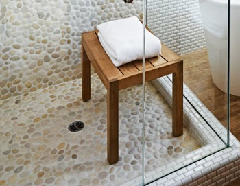 Material for shower bench