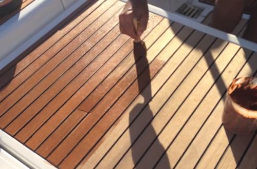 Golden care teak protector use